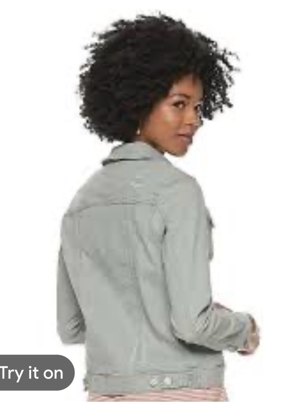 Sonoma Light Gray Denim Jean Jacket